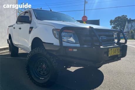 White 2012 Ford Ranger Crew Cab Utility Xl 2.2 (4X4)