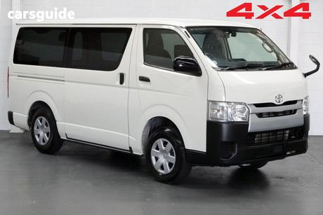 White 2016 Toyota HiAce Commercial LWB TURBO DIESEL 4X4