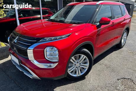 Red 2024 Mitsubishi Outlander Wagon Ls 7 Seat (2Wd)