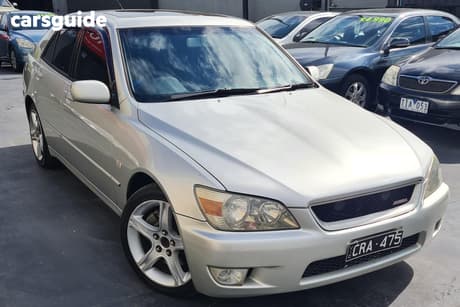 Silver 2003 Lexus IS200 Sedan Sports Luxury