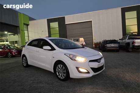White 2012 Hyundai I30 Hatchback Active