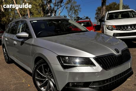 Silver 2019 Skoda Superb Wagon 162 Tsi