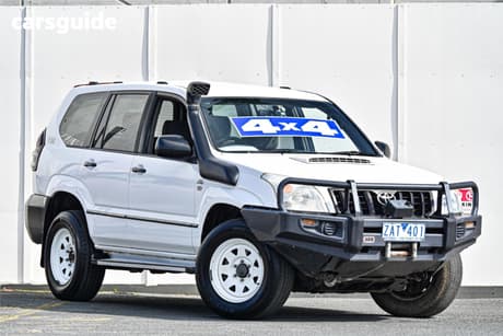 White 2008 Toyota Landcruiser Prado SUV STANDARD 4X4