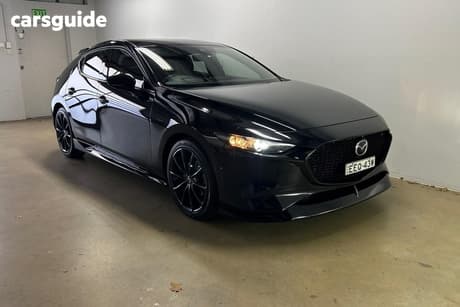 Black 2019 Mazda 3 Hatchback G25 Gt
