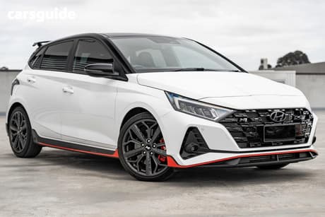 White 2021 Hyundai I20 Hatchback N Ttr
