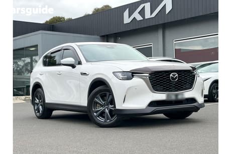 White 2023 Mazda CX-60 Wagon G40E Evolve Hybrid