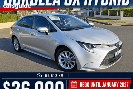 Silver 2022 Toyota Corolla Sedan Sx Hybrid