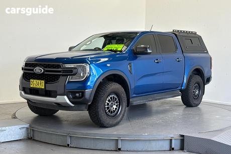 Blue 2022 Ford Ranger Double Cab Pick Up Sport 3.0 (4X4)