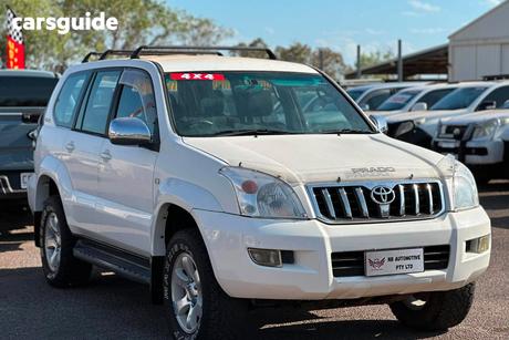 White 2003 Toyota Landcruiser Prado Wagon Gxl (4X4)