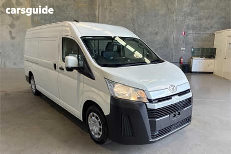 White 2019 Toyota HiAce Van Slwb