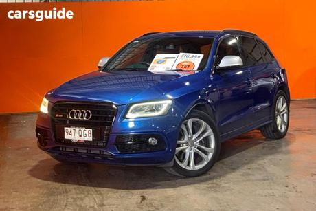 Blue 2015 Audi SQ5 Wagon 3.0 Tdi Quattro