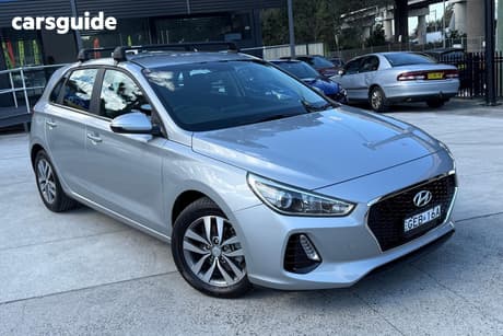 Silver 2019 Hyundai I30 Hatchback Active 1.6 Crdi