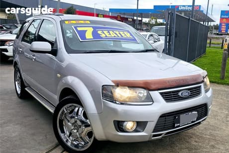 Silver 2011 Ford Territory Wagon Ts Limited Edition (Rwd)