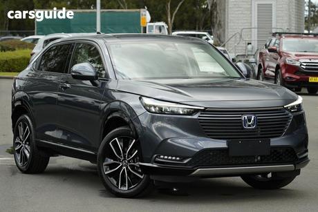 Grey 2024 Honda HR-V Wagon E:Hev L