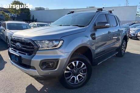 Silver 2019 Ford Ranger Double Cab Pick Up Wildtrak 2.0 (4X4)