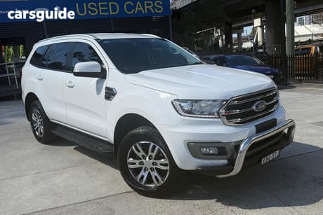 White 2019 Ford Everest Wagon Trend (4Wd 7 Seat)
