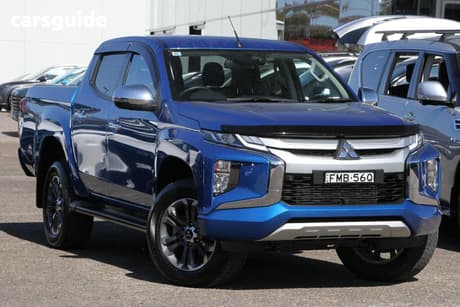 Blue 2023 Mitsubishi Triton Double Cab Pick Up Gls (4X4)