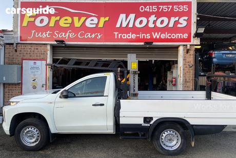 White 2021 Mitsubishi Triton Cab Chassis Glx (4X2)