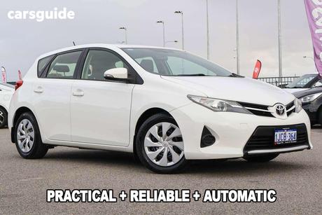 White 2014 Toyota Corolla Hatchback Ascent