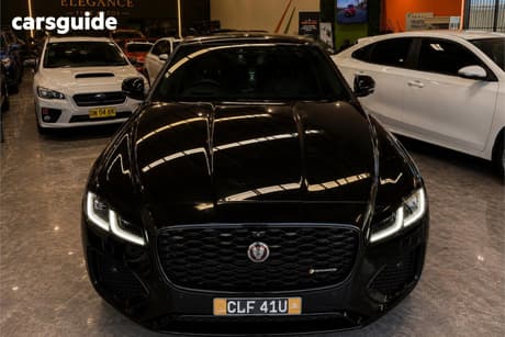 Black 2021 Jaguar XF Saloon P300 R-Dynamic Hse