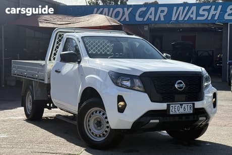 White 2022 Nissan Navara Dual Cab Chassis Sl (4X4)