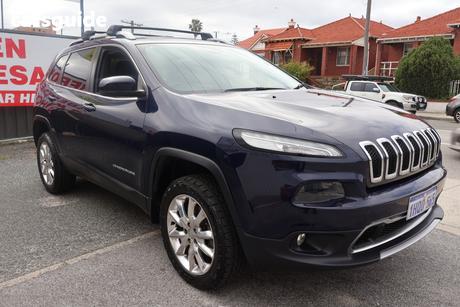 Blue 2015 Jeep Cherokee Wagon Limited (4X4)