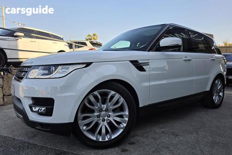 White 2017 Land Rover Range Rover Sport SUV SD4 S 4X4