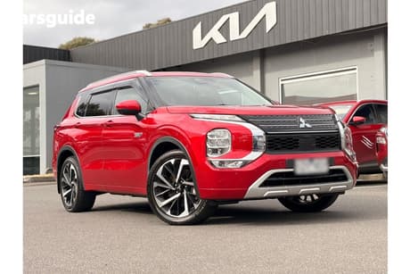 Red 2024 Mitsubishi Outlander Wagon Phev Exceed 5+2 Seat (Awd)