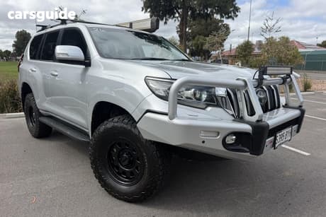Silver 2018 Toyota Landcruiser Prado Wagon Gxl (4X4)