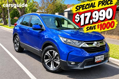 Blue 2018 Honda CR-V Wagon Vti (2Wd)