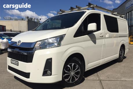 White 2019 Toyota HiAce Van Lwb Gl Pack