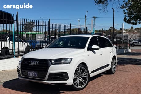 White 2017 Audi SQ7 Wagon 4.0 Tdi V8 Quattro