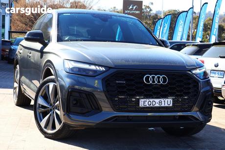 Grey 2021 Audi Q5 Sportback 45 Tfsi Quattro S Line Mhev