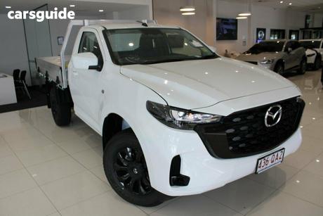 White 2026 Mazda BT-50 Freestyle Cab Chassis Xt (4X4)