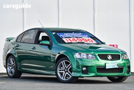 Green 2010 Holden Commodore Sedan Sv6
