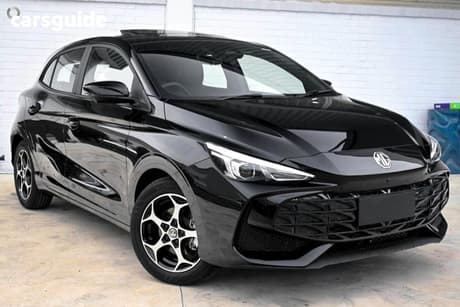 Black 2025 MG MG3 Hatchback Essence Hybrid+