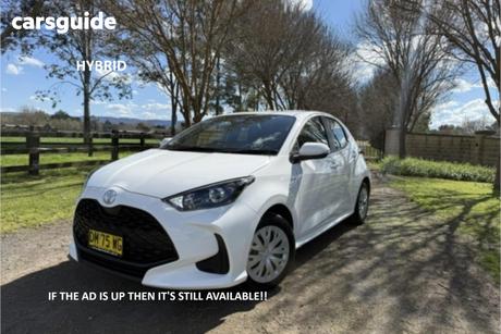 White 2025 Toyota Yaris Hatchback Ascent Sport
