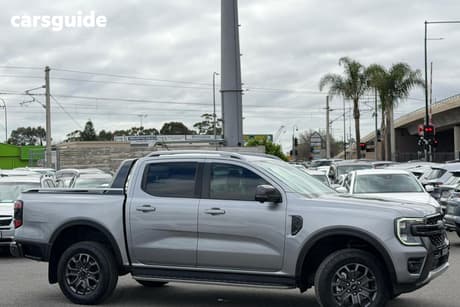 Silver 2023 Ford Ranger Double Cab Pick Up Wildtrak 3.0 (4X4)