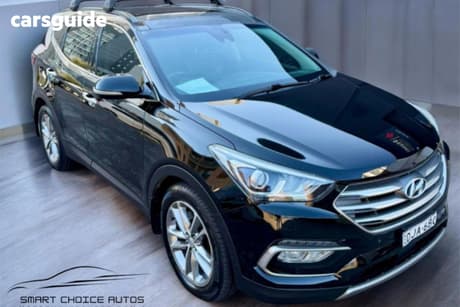 Black 2016 Hyundai Santa FE Wagon Highlander Crdi (4X4)