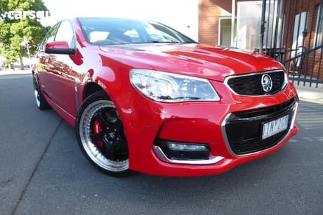 Red 2016 Holden Commodore Sedan Ss-V Redline