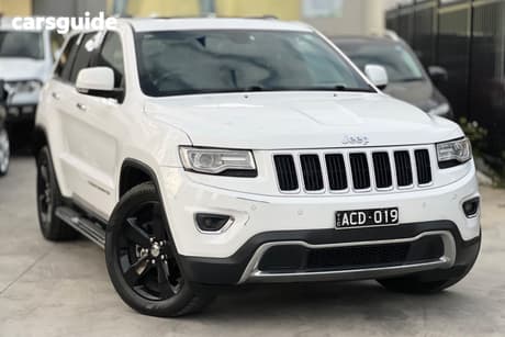 White 2014 Jeep Grand Cherokee Wagon Limited (4X4)