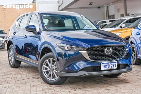 Blue 2023 Mazda CX-5 Wagon Maxx Sport (Awd)