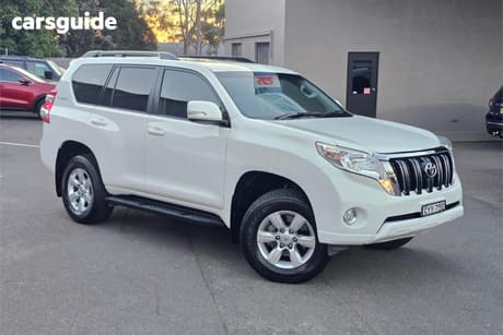 White 2015 Toyota Landcruiser Prado Wagon Gxl (4X4)