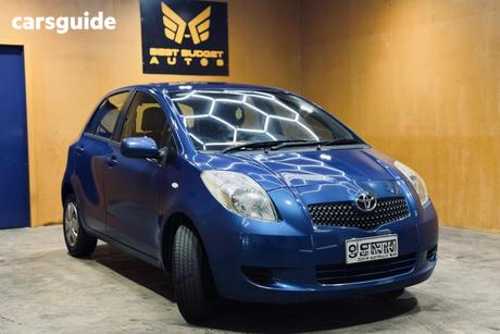 Blue 2006 Toyota Yaris Hatchback Yr