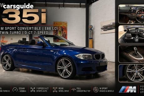 Blue 2012 BMW 1 Convertible 135I M SPORT R