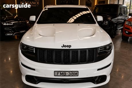 White 2016 Jeep Grand Cherokee Wagon Srt Night Edition