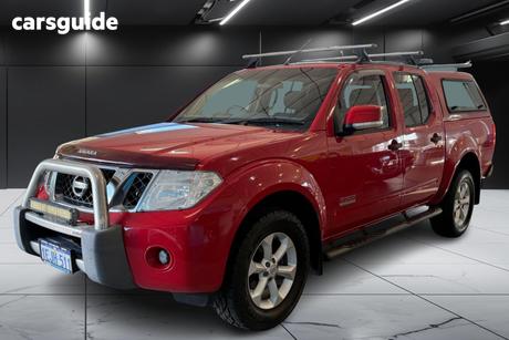 Red 2013 Nissan Navara Dual Cab Pick-up St (4X2)