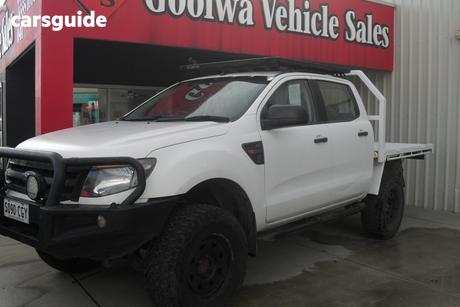 White 2015 Ford Ranger Crew Cab Chassis Xl 2.2 Hi-Rider (4X2)