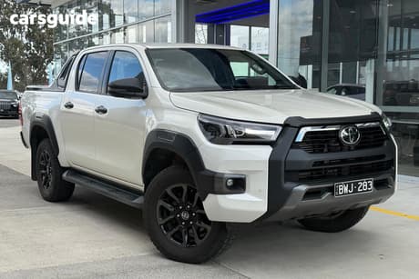 White 2022 Toyota Hilux Double Cab Pick Up Rogue (4X4)