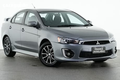 Grey 2017 Mitsubishi Lancer Sedan Es Sport